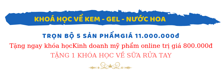 Khóa học làm mỹ phẩm toàn diện